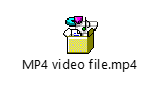 OLE object video icon